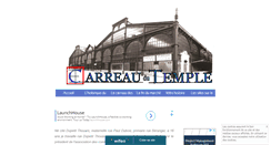 Desktop Screenshot of lecarreaudutemple.com